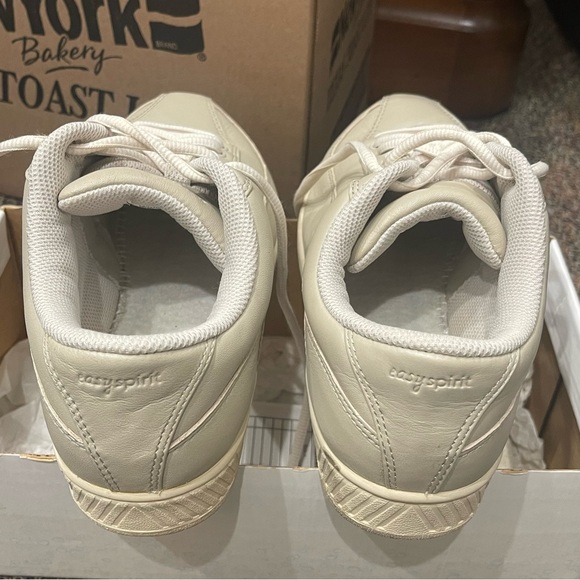 Easy Spirit Size 8 Women’s Esfeather Leather Light Natural Lace Up Shoes - Picture 5 of 6